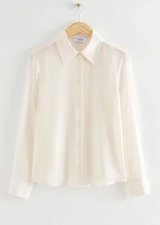 Mulberry Silk Buttoned Blouse | & Other Stories Shop