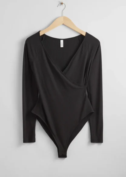 Off-Shoulder Wrap Bodysuit | & Other Stories Flash Sale