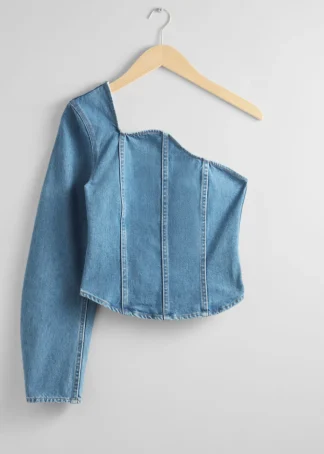 One-Shoulder Denim Top | & Other Stories Online