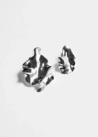 Organic-Shape Stud Earrings | & Other Stories Clearance