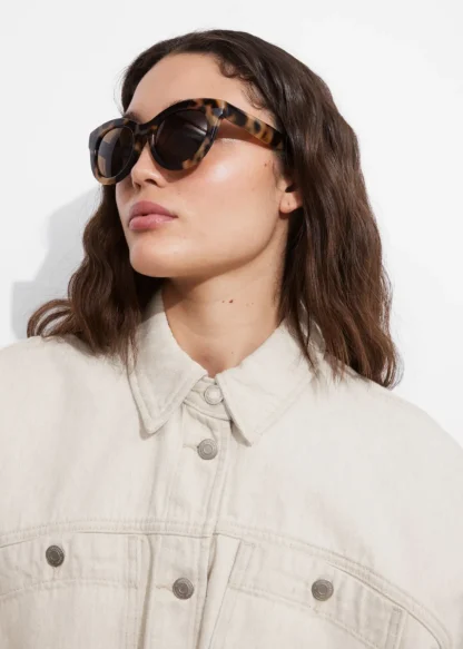 Oversized Round Lens Sunglasses | & Other Stories Flash Sale