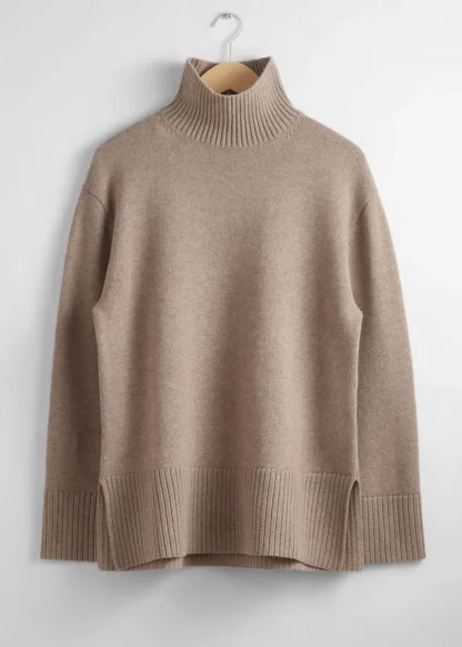 Oversized Turtleneck Merino Sweater | & Other Stories Clearance