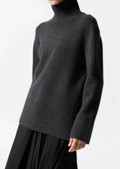 Oversized Turtleneck Wool Sweater | & Other Stories Hot