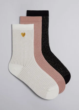 3-Pack Heart Socks Gift Set | & Other Stories Fashion