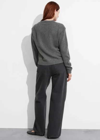 Padded-Shoulder Merino Jumper | & Other Stories Shop