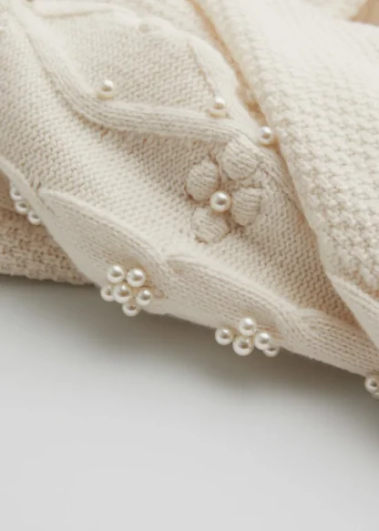 Pearl Bead Cable Knit Sweater | & Other Stories Cheap