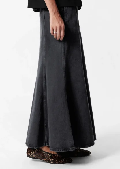 Pleated Denim Maxi Skirt | & Other Stories New