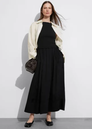 Pleated Drawstring Midi Skirt | & Other Stories Hot