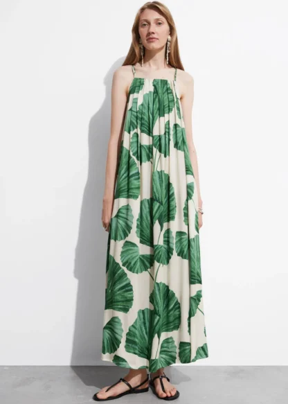 Pleated Halterneck Maxi Dress | & Other Stories Outlet