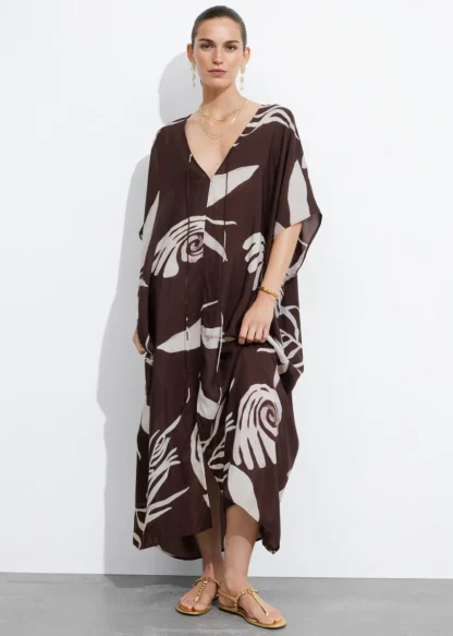 Printed Throw-On Midi Dress | & Other Stories Best