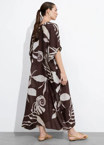 Printed Throw-On Midi Dress | & Other Stories Best