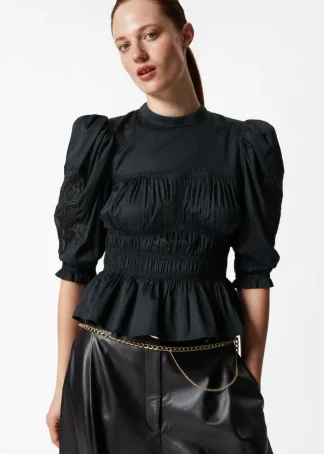 Puff Sleeve Peplum Blouse | & Other Stories Cheap