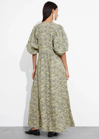 Puff-Sleeve Maxi Dress | & Other Stories Flash Sale