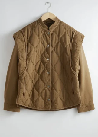 Quilted Extended-Shoulder Jacket | & Other Stories Discount