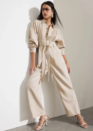 Relaxed Belted Jumpsuit | & Other Stories Hot