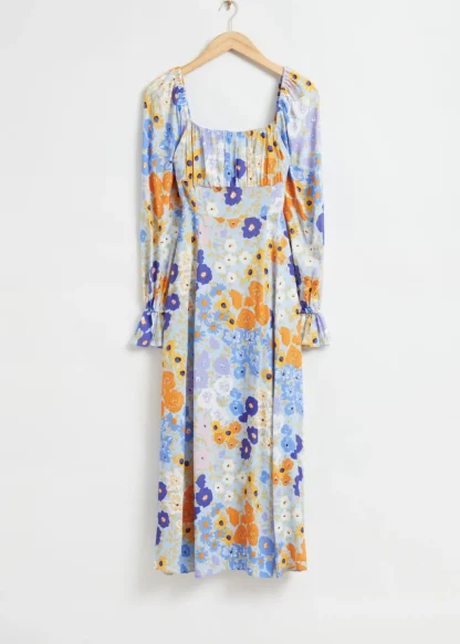 Relaxed Double-Puff Sleeve Dress | & Other Stories Shop