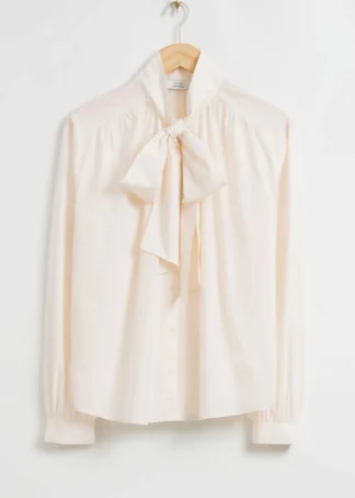 Relaxed Lavallière-Neck Blouse | & Other Stories Clearance