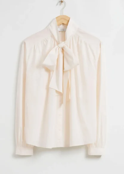 Relaxed Lavallière-Neck Blouse | & Other Stories Clearance