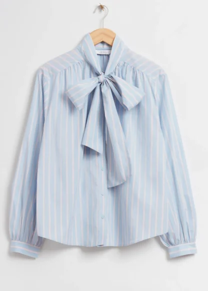 Relaxed Lavallière-Neck Blouse | & Other Stories Clearance