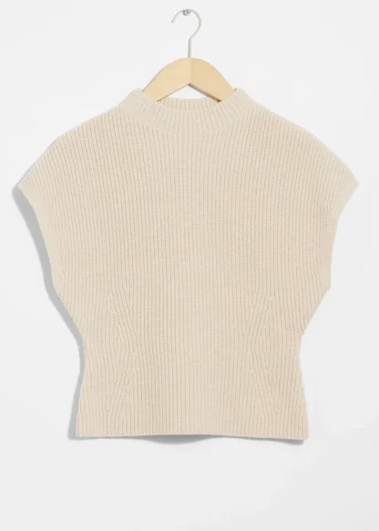 Rib-Knit Mock-Neck Vest | & Other Stories Shop