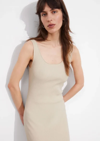 Rib-Knit Tank Midi Dress | & Other Stories New