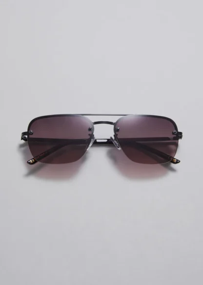 Rimless Aviator-Style Sunglasses | & Other Stories Online