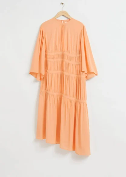 Ruched Relaxed-Fit Asymmetric Dress | & Other Stories Shop