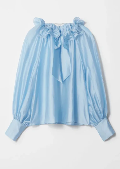 Ruffled Tie-Neck Blouse | & Other Stories Sale