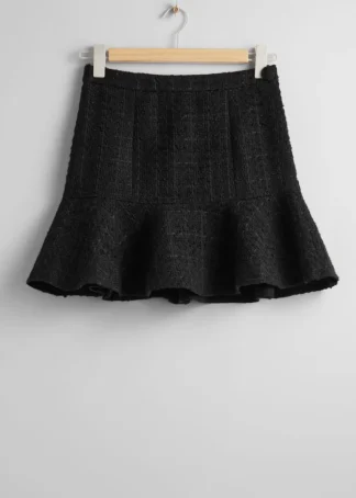 Ruffled Tweed Mini Skirt | & Other Stories Fashion