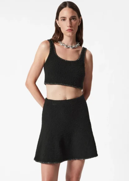 Sequin-Trimmed Bouclé Bralette Top | & Other Stories Store