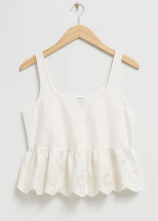 Sleeveless Broderie Anglaise Top | & Other Stories Shop