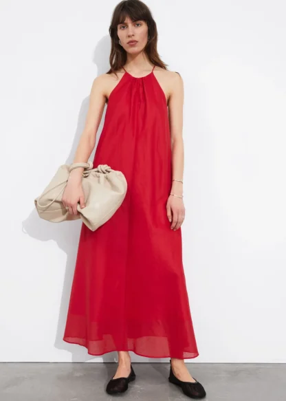 Sleeveless Halterneck Midi Dress | & Other Stories Store