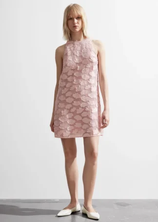 Sleeveless Jacquard Mini Dress | & Other Stories Cheap