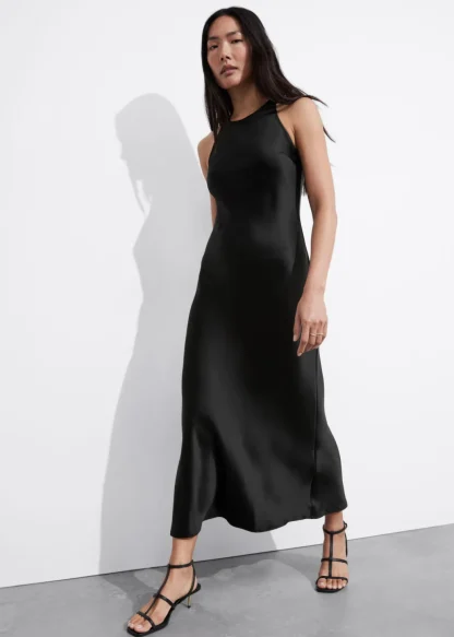 Sleeveless Satin Midi Dress | & Other Stories Hot