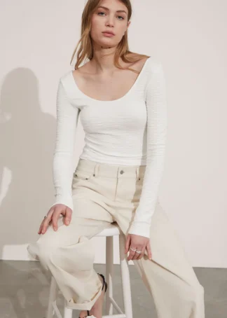 Slim Textured Top | & Other Stories Outlet