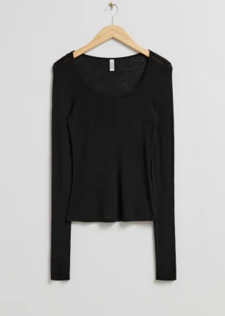 Slim Wool Top | & Other Stories Flash Sale