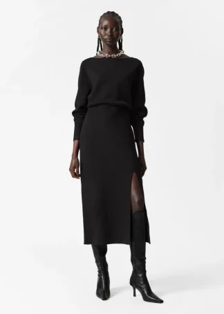 Slit-Detailed Midi Dress | & Other Stories Online