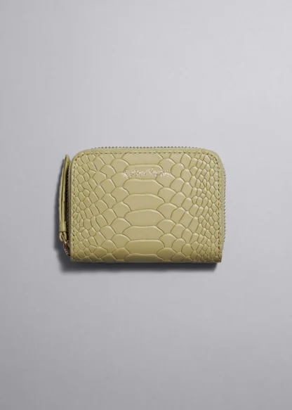 Snake Embossed Leather Wallet | & Other Stories Flash Sale