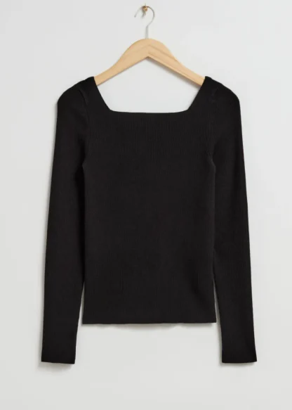 Square-Neck Knit Top | & Other Stories Shop