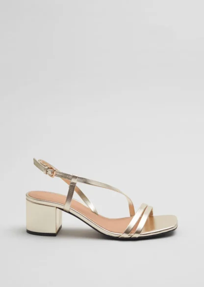 Strappy Block Heel Leather Sandals | & Other Stories Best Sale