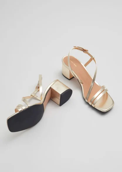 Strappy Block Heel Leather Sandals | & Other Stories Best Sale