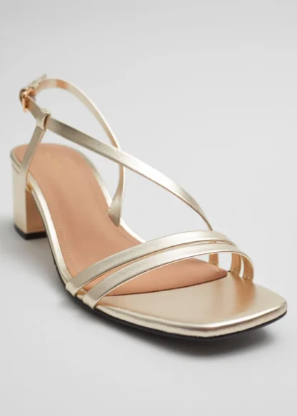 Strappy Block Heel Leather Sandals | & Other Stories Best Sale