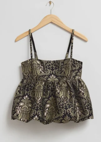 Strappy Jacquard Top | & Other Stories Cheap