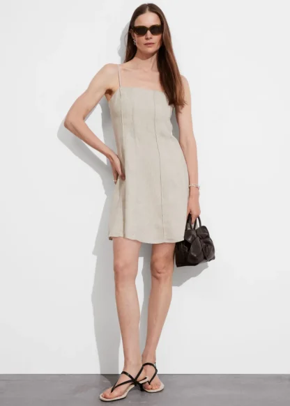 Strappy Linen Mini Dress | & Other Stories Discount