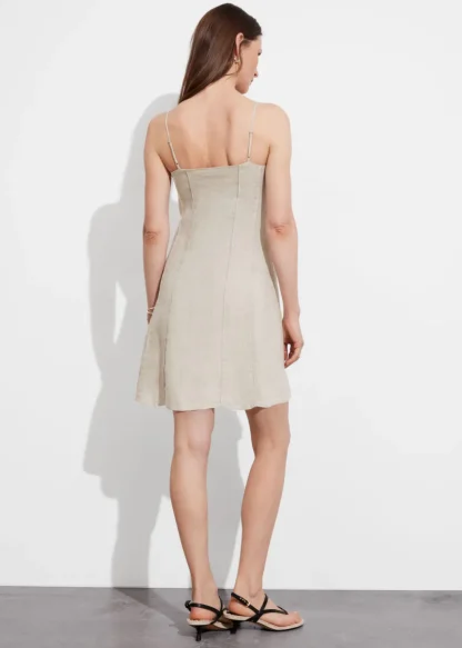 Strappy Linen Mini Dress | & Other Stories Discount