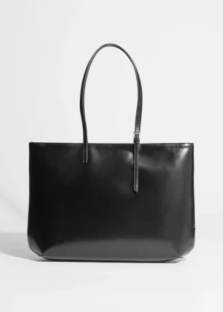 Structured Leather Tote | & Other Stories Cheap