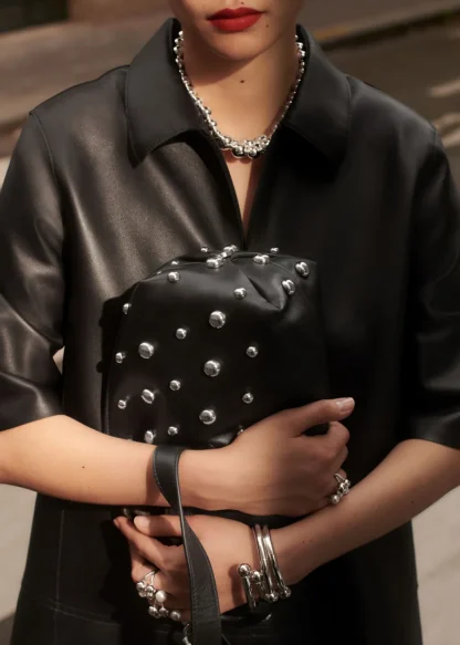 Studded Leather Clutch | & Other Stories Hot