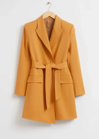 Tailored Tie-Waist Blazer Dress | & Other Stories Hot