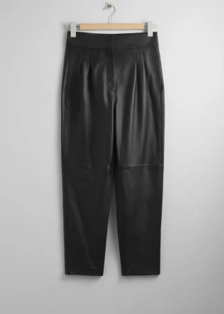 Tapered Leather Trousers | & Other Stories Cheap