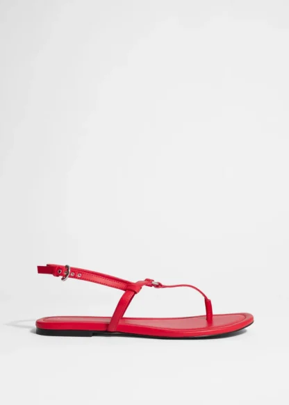 T-bar Leather Sandals | & Other Stories Outlet